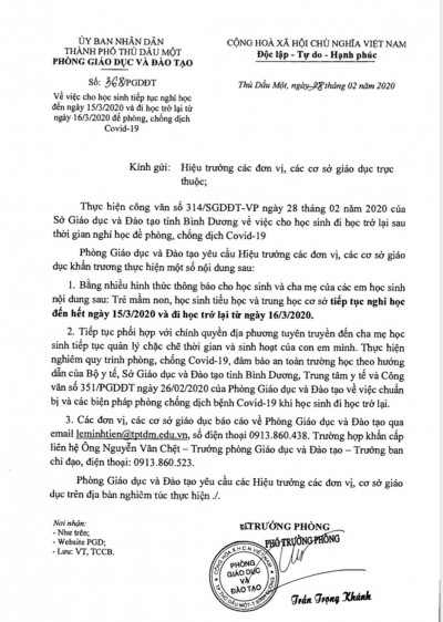 Trường MẪU GIÁO SEN HỒNG  thông báo :