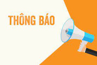 THÔNG BÁO