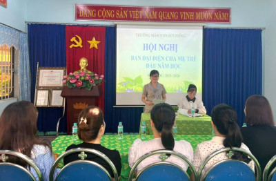 HỘI NGHỊ  BAN ĐẠI DIỆN CHA MẸ TRẺ ĐẦU NĂM HỌC 2025- 2026