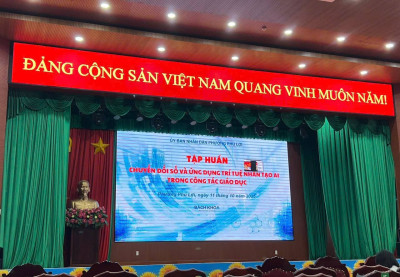 TẬP HUẤN ỨNG DỤNG AI TRONG CÔNG TÁC HÀNH CHÍNH, VĂN PHÒNG.