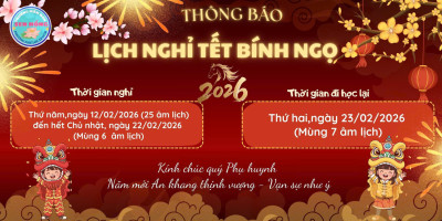 Lịch nghỉ tết Bính Ngọ 2026