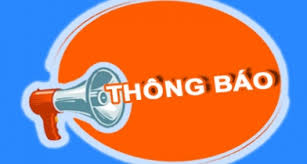 THÔNG BÁO !!!!!!!