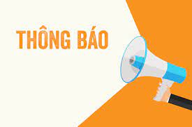 THÔNG BÁO