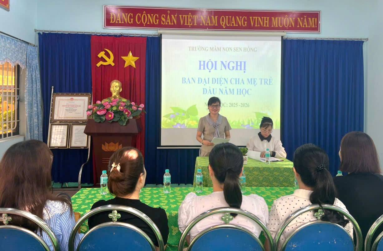 HỘI NGHỊ  BAN ĐẠI DIỆN CHA MẸ TRẺ ĐẦU NĂM HỌC 2025- 2026